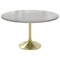 Leisuremod Round 47.24 in W, 29.34 in L, Sintered Stone/Stainless Steel, White VT23BG-48WS - alternate 1