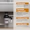 Tecasa 1 HP Garbage Disposals, 2800 RPM, 37 oz Grinding Capacity, With Power Cord TGES1XA - alternate 3