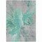 Homeroots 8' X 10' Teal Blue And Lavender Abstract Washable Indoor Outdoor Area Rug 615629 - alternate 5