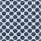 Homeroots 5' X 8' Navy Blue And Ivory Polka Dot Washable Indoor Outdoor Area Rug 614924 - alternate 4
