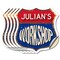 Signmission Julian's Workshop, 4 inch X 4 inch, Vinyl Decal, 5PK SHI-D-5PACK-4-489-JULIAN - alternate 1