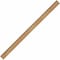 Charles Leonard Office Ruler, 24in Length x 1.3in Width, Wood, Metal, Brown 77324 - alternate 3