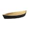 Homeroots 10in Black And Gold Cast Iron Oval Boat Shaped Tray 634796 - alternate 5