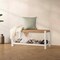 Alaterre Furniture Newport 40in Wood Storage Bench with Handcrafted Woven Rope Seat, White ANNP0550 - alternate 5