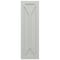 Ekena Millwork True Fit PVC San Carlos Mission Style Fixed Mount Shutters, Hailstorm Gray, 18W x 28H, PR TFP001SC18X028ST - alternate 4