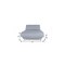 Homeroots Light Gray Full Adjustable Upholstered Polyester No Bed Frame with Mattress 483978 - alternate 4