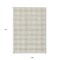 Homeroots 9' X 12' Ivory And Beige Plaid Washable Indoor Outdoor Area Rug 595491 - alternate 4
