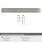 Amerock Premise 5-1/16 in 128 mm Center-to-Center Satin Nickel Cabinet Pull BP36845G10 - alternate 3