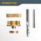 Powertec Solid Brass Inlay Kit. Router Bit with 1/4" Cutting Dia. & Shank 71729 - alternate 2