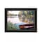 Homeroots Rowboat Pond Landscape 3 Black Framed Print Wall Art 407564 - alternate 3