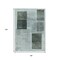 Homeroots 8' X 10' Teal Blue And Gray Geometric Washable Indoor Outdoor Area Rug 631942 - alternate 5