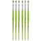 Da Vinci FIT Synthetics Student Brush, Synthetic, Acrylic & Tempera, Flat, Series 374, Size 6, 6PK VA-374_6 - alternate 1