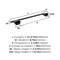 Amerock St. Vincent Oil Rubbed Bronze Contemporary 18 in 457 mm Towel Bar BH36043ORB - alternate 3