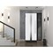 Vdomdoors Steel Door Deux 1744 Natural Oak Sidelight Exterior Black Window Stainless Inserts Single Modern Pa DEUX1744EXD-OAKB-W36+12xH80-RH-O - alternate 6