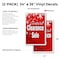 Signmission End Of The Year Clearance Sale, Vinyl Decals Only 24 Inch x 36 Inch, Vinyl Decal, 2PK DSB-2436-2PACK-EndOfTheYearClearanceSale - alternate 2