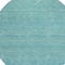 Homeroots 8' Aqua And Teal Blue Round Striped Washable Indoor Outdoor Area Rug 615646 - alternate 3