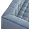 Homeroots 88" Teal Blue Velvet Wood Sofa With Toss Pillows 543981 - alternate 3
