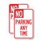 Signmission No Parking Anytime, 12'' X 18'' 2 Signs, Heavy Gauge Aluminum, 2PK A-1218-2PACK-23774 - alternate 1
