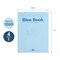 Roaring Spring Case of Exam Blue Books, 8.5" x 7", 4 Sheets/8 Pages, Wide Ruled with Margin, PK1000 77510cs - alternate 5