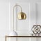 Jonathan Y Stephen 23.5" Metal/Marble LED Table Lamp, Brass Gold/White JYL6000A - alternate 6