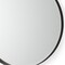 Homeroots 24" Black Metal Round Accent Mirror 607280 - alternate 4