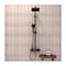 Daltile Stencil 4in x 12in Glazed Porcelain Half Moon Wall Tile 5.81 SQFT Per Carton, 20PK SC35RCT412HFMMT - alternate 6