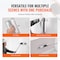 Vevor Drywall Skimming Blade Set Putty Knife 10/16/24/32/40 inch with Handle XSJ-24-S003 - alternate 3