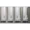 Rubbermaid Commercial SANITARY NAPKIN RECEPTACLE WITH RIGID LI SMFG614000WHT - alternate 2