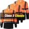 Protectx Long Sleeve T-Shirt, Class 2, Type R, Polyester, Orange, M, 3 PK ST-150LS1-OR-M-03 - alternate 4