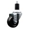 Service Caster 3'' Soft Rubber Wheel Swivel 1-1/2'' Expanding Stem Caster SCC-EX20S314-SRS-112 - alternate 1