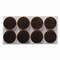 Scotch Felt Pad Protectors, 1in Diameter, Brown, 32PK SP822-NA - alternate 7