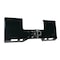 Mytee Products 3/8in Skid Steer Quick Attach Mount Plate w/ 2in Removable Hitch Receiver MPSSRP-38-TL - alternate 1