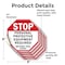 Signmission Stop Personal Protective Equipment, 6 inch X 6 inch, Vinyl Decal, 5PK OC-D-5PACK-6-122 - alternate 3