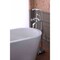 Anzzi Suni 3-Handle Claw Foot Tub Faucet with Hand Shower in Polished Chrome FS-AZ0052CHR - alternate 3