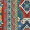 Homeroots 8' X 10' Red Pink And Teal Blue Aztec Washable Indoor Outdoor Area Rug 598505 - alternate 4