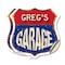 Signmission Greg's Garage, 4 inch X 4 inch, Vinyl Decal, 2PK SHI-D-2PACK-4-383-GREG - alternate 1