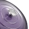Megachef 5 Quarts Round Enameled Cast Iron Casserole with Lid in Gradient Purple 750124519M - alternate 4