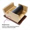 Scotch Tape Dispenser, 6 in Max. Tape Width, 3 in Tape Core Dia., Metal, Plastic, Putty P-56W - alternate 4