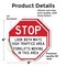 Signmission Stop Look Both Ways High Traffic Ar, 6 inch X 6 inch, Vinyl Decal, 2PK OC-D-2PACK-6-260 - alternate 3