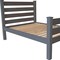 Homeroots Gray Solid Wood Full Bed Frame 546954 - alternate 2