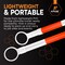 Xpose Safety Retractable Cone Bar Orange/White, 72in to 120in Length, 80PK CBO72/120-80-X - alternate 2