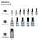 Klein Tools 1/4 in, 3/8 in, 1/2 in Drive Bit Socket Set, SAE, 13 pcs 65213HEX - alternate 2