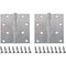 Prosource Square Corner Door Hinge, Steel, Brushed, Loose Pin, 180 deg Range of Motion 20339SS-4S-DB-PS - alternate 1