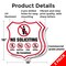 Signmission No Soliciting Shield Sign No Politics Ma, 18 inch X 18 inch, Plastic Sign, 2PK SHI-P-2PACK-18-403 - alternate 4