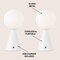 Jonathan Y Macie 11.75" Modern Minimalist Globe Rechargeable/Cordless Dimmable Integrated LED Table Lamp w, 2PK JYL7159E-SET2 - alternate 2