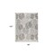 Homeroots 8' X 10' Gray Black And Ivory Nautical Indoor Outdoor Area Rug 550234 - alternate 4