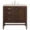 James Martin Vanities Addison 36" Single Vanity, Mid-Century Acacia, w/ 3 CM Siberian Silestone Top E444-V36-MCA-3SFR - alternate 1