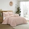 Homeroots Blush Queen Polyester 180 Thread Count Washable Duvet Cover Set 529023 - alternate 6