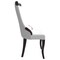 Leisuremod Novara Collection Modern Wooden Dining Chair in Off White Velvet, 4PK NC20CRF4 - alternate 3