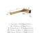 Amerock Monument Champagne Bronze Contemporary Single Post Toilet Paper Holder BH36081CZ - alternate 4